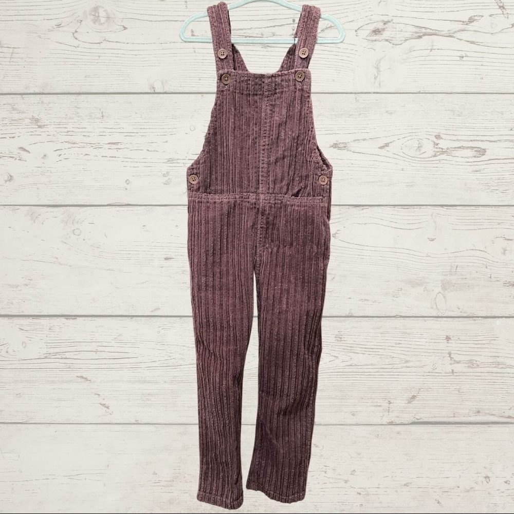 ZARA Baby Corduroy Overalls in Chocolate Brown SIZE 3-4